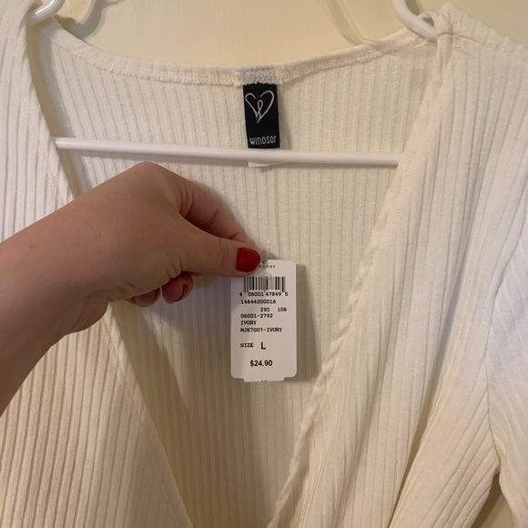 White tie crop top - Picture 2 of 4